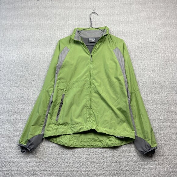 Salomon Jackets & Blazers - Y2K Salomon Ultralight Running Jacket Lime Green Women Sz M Hiking / Outdoor